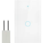 MOYAC Interruptor Inteligente Wi-fi De 1 Vías Blanco Sin Neutro